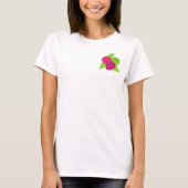 Fettfarben - Blumendesign T-Shirt (Vorderseite)