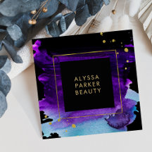 Fettfarbener Splash mit Imitaten Gold Look Akzente