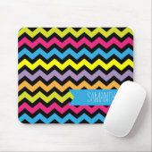 Fettfarbig Zickzack Zigzags Mousepad (Mit Mouse)