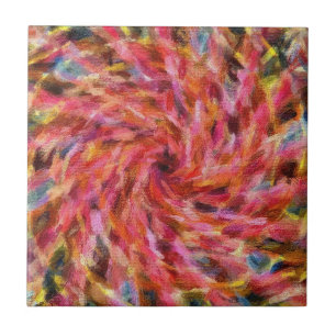 Fettfarbige abstrakte Designfolie Fliese