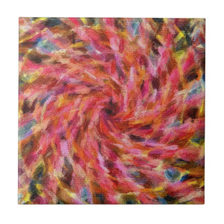 Fettfarbige abstrakte Designfolie Fliese