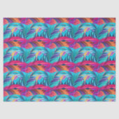 Fettfarbige Blattfedern Seidenpapier (Vorderseite)