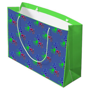 Fettfarbige Handdrucke für Kinder Große Geschenktüte