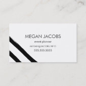 Fettfarbige Pinselstriche Visitenkarte (Rückseite)