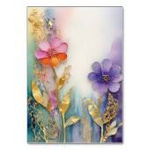 Fettfarbige Platzierkarte Tischnummer (Rückseite)