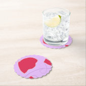 Fettfarbiger botanischer Untersetzer (Vor Ort)