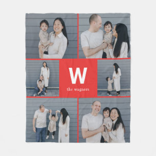 Fettfarbiges, bearbeitbares Foto mit benutzerdefin Fleecedecke