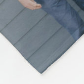 Fettfarbiges, bearbeitbares Foto mit benutzerdefin Fleecedecke (Ecke)