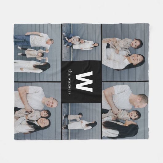 Fettfarbiges, bearbeitbares Foto mit benutzerdefin Fleecedecke (Vorderseite (Horizontal))