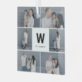 Fettfarbiges, bearbeitbares Foto Ornament Aus Glas (Vorderseite links)