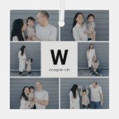 Fettfarbiges, bearbeitbares Foto Ornament Aus Glas (Rückseite)