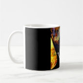 Fettfarbiges Elefantenkopfportrait Personalisiert Kaffeetasse (Links)