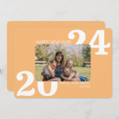 Fettfarbiges Foto Feiertagskarte (Vorne/Hinten)