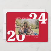 Fettfarbiges Foto Feiertagskarte (Vorderseite)