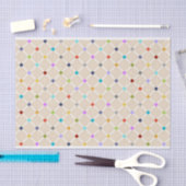 Fettfarbiges Polka Dot Print Tissue Paper Seidenpapier (Handwerk)
