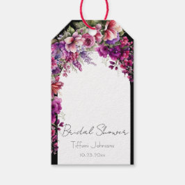 Fettflorales Brautparty Geschenkanhänger