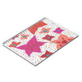 Fettflorales Muster Notizblock (Linke Seite)