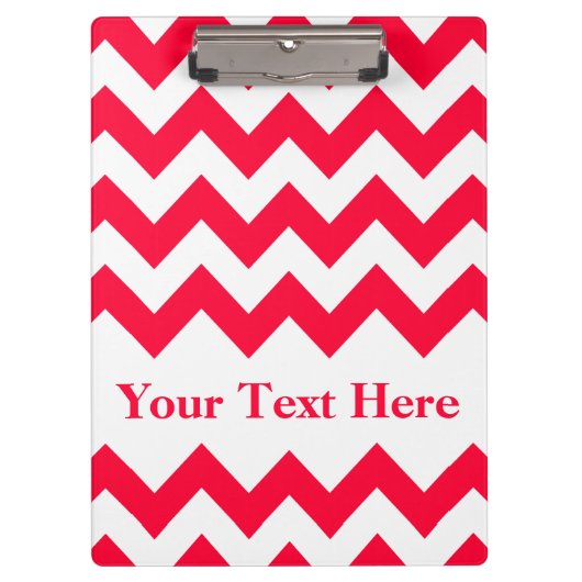 Fettformatiert Zickzack mit benutzerdefinierbarem Klemmbrett (Vorderseite)