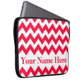 Fettformatiert Zickzack mit benutzerdefinierbarem Laptopschutzhülle (Vorne Rechts)