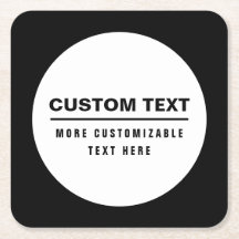 Fettformatierte, benutzerdefinierbare Textvorlage