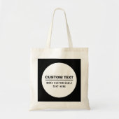 Fettformatierte, benutzerdefinierbare Textvorlage Tragetasche (Vorne)