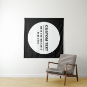 Fettformatierte, benutzerdefinierbare Textvorlage Wandteppich (Beispiel (Horizontal))