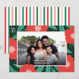 Fettformatierte Neujahrskarte-Foto Feiertagskarte