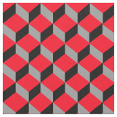 Fettformatierte optische 3D-Illusion Gemustert Stoff (Nahaufnahme)