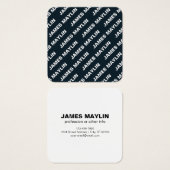 Fettformatierter bearbeitbarer Name | Einfach Schw (Vorne & Hinten)