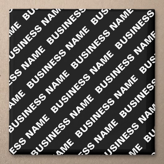 Fettformatierter bearbeitbarer Name | Einfach Schw Magnet