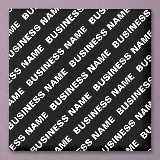 Fettformatierter bearbeitbarer Name | Einfach Schw Magnet