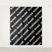 Fettformatierter bearbeitbarer Name | Einfach Schw Wandteppich (Vorderseite)