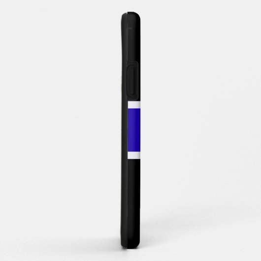 Fettformatierter, lebhafter, Schwarz-weißer Streif Case-Mate iPhone Hülle (Hinten/Rechts)