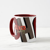 Fettformatierter Name mit Shadow Tasse (Vorderseite Links)