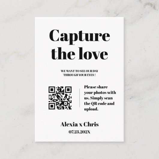 Fettformatiertes Skript Capture Der QR-Code der Li Begleitkarte (Vorderseite)