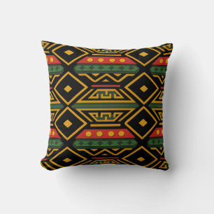 Fettformatierung afrikanischer Print-Design Kissen