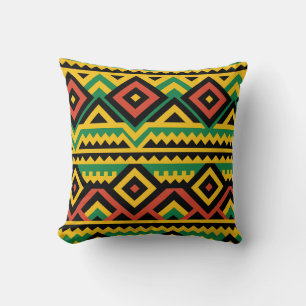 Fettformatierung afrikanischer Print-Design Kissen