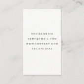 Fettformatierung, graue Textur Visitenkarte (Rückseite)