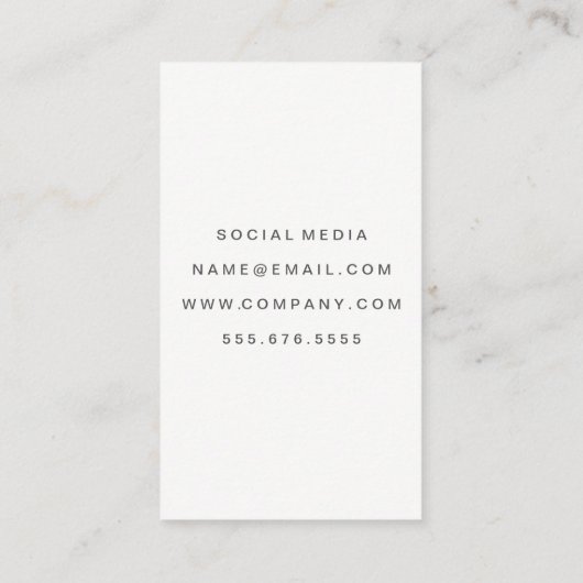 Fettformatierung, graue Textur Visitenkarte (Rückseite)