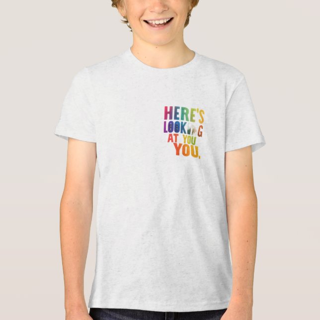 Fettformatierung, Minimalistische Mode Tri-Blend Shirt (Vorderseite)