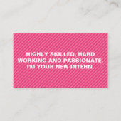 Fettformatierung Visitenkarte (Vorderseite)