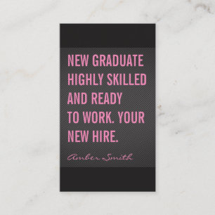 Fettformatierung Visitenkarte