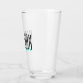 Fettformatige Briefe "Trauzeuge" Personalisierte H Glas (Links)