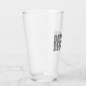 Fettformatige Briefe "Trauzeuge" Personalisierte H Glas (Rechts)