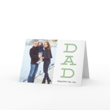 Fettformatige Briefe Vater Vatertag Foto Grußkarte