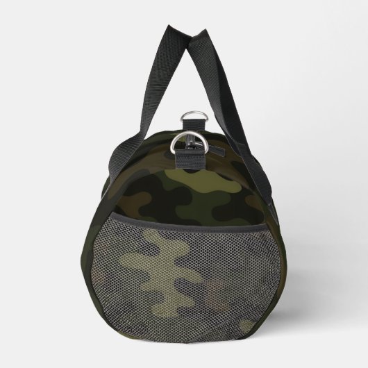 Fettformatige Camouflage Erthy Grüntöne Browns Per Duffle Bag (Rechts)