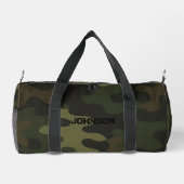 Fettformatige Camouflage Erthy Grüntöne Browns Per Duffle Bag (Rückseite)