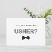 Fettformatige Kontur mit Vorschlagskarte Einladung (Stehend Vorderseite)