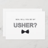 Fettformatige Kontur mit Vorschlagskarte Einladung (Vorne/Hinten)