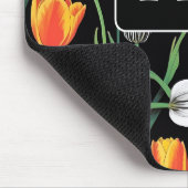Fettformatige künstlerische Tulips Mousepad (Ecke)